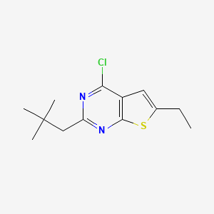 4-Chloro-6-ethyl-2-neopentylthieno[2,3-d]pyrimidine