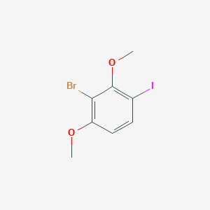 molecular formula C8H8BrIO2 B15312731 2-Bromo-4-iodo-1,3-dimethoxybenzene 