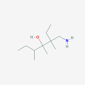 3-(Aminomethyl)-3,4,5-trimethylheptan-4-ol