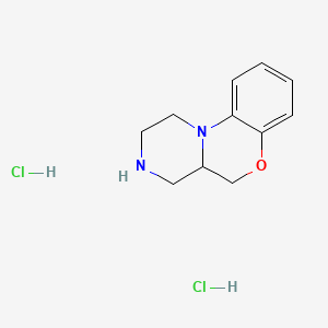 8-Oxa-1,12-diazatricyclo[8.4.0.0,2,7]tetradeca-2,4,6-trienedihydrochloride