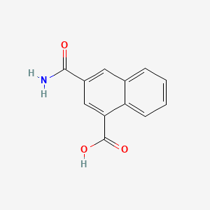 3-Carbamoylnaphthalene-1-carboxylicacid