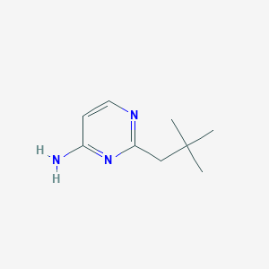 molecular formula C9H15N3 B1531280 2-(2,2-Dimethylpropyl)pyrimidin-4-amine CAS No. 1344291-80-0