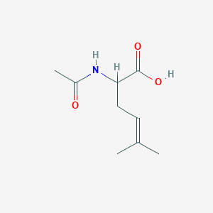 molecular formula C9H15NO3 B1531281 2-Acetamido-5-methylhex-4-enoic acid CAS No. 32065-57-9