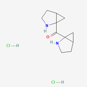 1-{2-Azabicyclo[3.1.0]hexane-1-carbonyl}-2-azabicyclo[3.1.0]hexane dihydrochloride