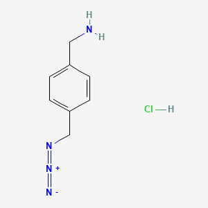 1-[4-(Azidomethyl)phenyl]methanaminehydrochloride