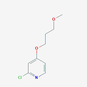molecular formula C9H12ClNO2 B1531292 2-Chloro-4-(3-methoxypropoxy)pyridine CAS No. 1341843-30-8