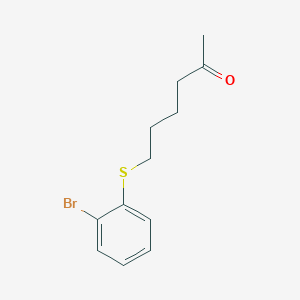 6-((2-Bromophenyl)thio)hexan-2-one