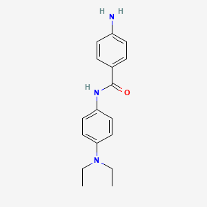 molecular formula C17H21N3O B1531300 4-Amino-N-[4-(diethylamino)phenyl]benzamide CAS No. 101578-04-5