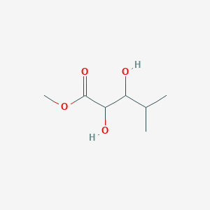 molecular formula C7H14O4 B15313003 Methyl2,3-dihydroxy-4-methylpentanoate 