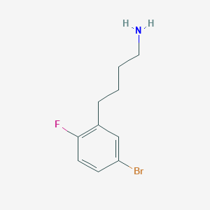 4-(5-Bromo-2-fluorophenyl)butan-1-amine