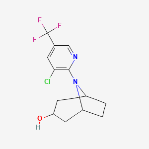 8-(3-Chloro-5-(trifluoromethyl)pyridin-2-yl)-8-azabicyclo[3.2.1]octan-3-ol