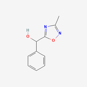 (3-Methyl-1,2,4-oxadiazol-5-yl)(phenyl)methanol