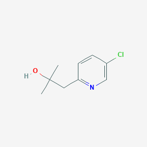 molecular formula C9H12ClNO B15313183 1-(5-Chloropyridin-2-yl)-2-methylpropan-2-ol 