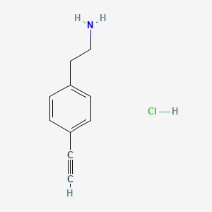 2-(4-Ethynylphenyl)ethan-1-aminehydrochloride