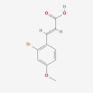 2-Bromo-4-methoxycinnamic acid