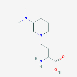 2-Amino-4-(3-(dimethylamino)piperidin-1-yl)butanoic acid