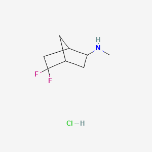 5,5-difluoro-N-methylbicyclo[2.2.1]heptan-2-amine hydrochloride