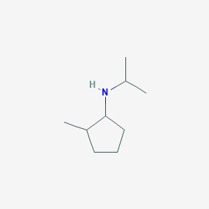 molecular formula C9H19N B15313298 n-Isopropyl-2-methylcyclopentan-1-amine 