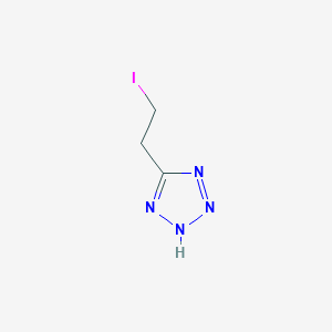 molecular formula C3H5IN4 B15313299 5-(2-iodoethyl)-1H-1,2,3,4-tetrazole 