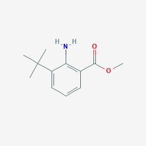 molecular formula C12H17NO2 B1531331 Methyl 2-amino-3-(tert-butyl)benzoate CAS No. 1343059-55-1