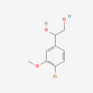 1-(4-Bromo-3-methoxyphenyl)ethane-1,2-diol