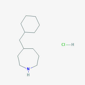 molecular formula C13H26ClN B1531332 4-(Cyclohexylmethyl)azepane hydrochloride CAS No. 2098018-86-9