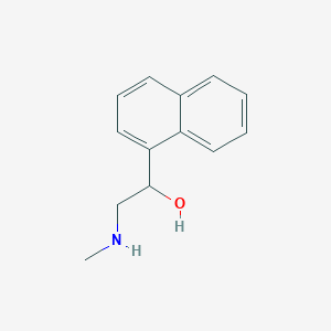 molecular formula C13H15NO B15313363 2-(Methylamino)-1-(naphthalen-1-yl)ethan-1-ol 