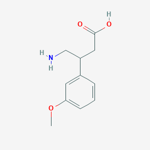 4-Amino-3-(3-methoxyphenyl)butanoic acid