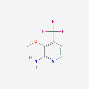 molecular formula C7H7F3N2O B1531345 3-Methoxy-4-(trifluoromethyl)pyridin-2-amine CAS No. 1227581-88-5