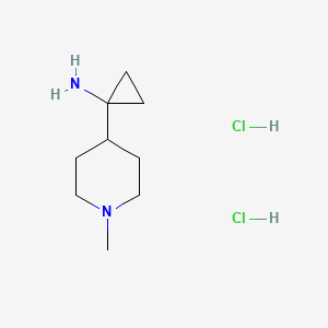 1-(1-Methylpiperidin-4-yl)cyclopropan-1-amine dihydrochloride