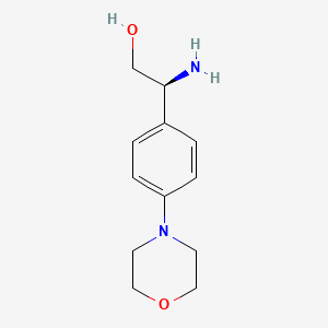 (s)-2-Amino-2-(4-morpholinophenyl)ethan-1-ol