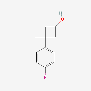 3-(4-fluorophenyl)-3-methylcyclobutan-1-ol,Mixtureofdiastereomers