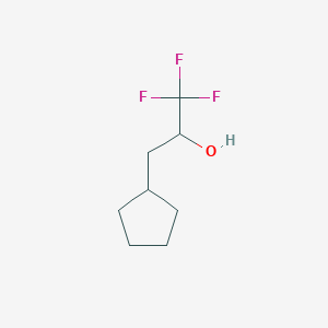 3-Cyclopentyl-1,1,1-trifluoropropan-2-ol