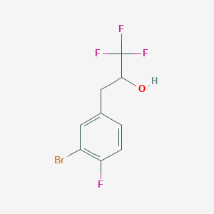 3-(3-Bromo-4-fluorophenyl)-1,1,1-trifluoropropan-2-ol