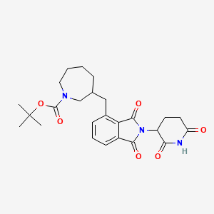 tert-Butyl 3-((2-(2,6-dioxopiperidin-3-yl)-1,3-dioxoisoindolin-4-yl)methyl)azepane-1-carboxylate