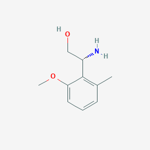 (2R)-2-amino-2-(2-methoxy-6-methylphenyl)ethan-1-ol