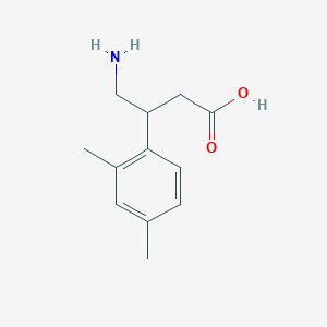 4-Amino-3-(2,4-dimethylphenyl)butanoic acid