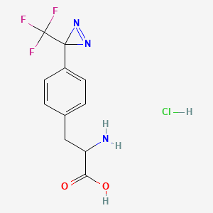 2-amino-3-{4-[3-(trifluoromethyl)-3H-diazirin-3-yl]phenyl}propanoicacidhydrochloride