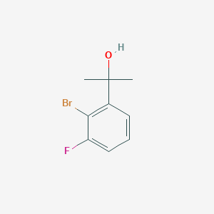 2-(2-Bromo-3-fluorophenyl)propan-2-ol