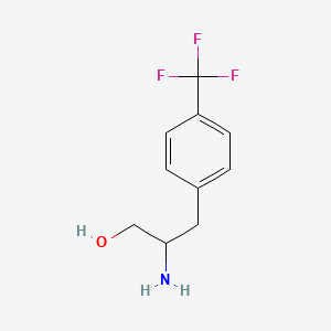 2-Amino-3-[4-(trifluoromethyl)phenyl]propan-1-ol