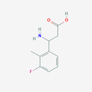 3-Amino-3-(3-fluoro-2-methylphenyl)propanoic acid