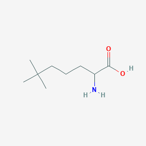 2-Amino-6,6-dimethylheptanoic acid