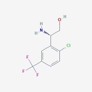 (I(2)S)-I(2)-Amino-2-chloro-5-(trifluoromethyl)benzeneethanol