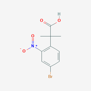 2-(4-Bromo-2-nitrophenyl)-2-methylpropanoic acid