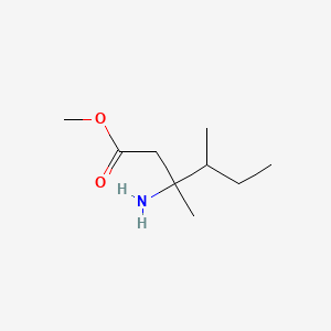 Methyl 3-amino-3,4-dimethylhexanoate