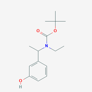 tert-Butyl ethyl(1-(3-hydroxyphenyl)ethyl)carbamate