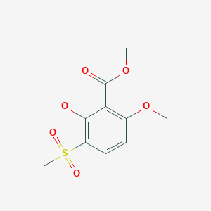 molecular formula C11H14O6S B1531391 2,6-二甲氧基-3-(甲磺酰基)苯甲酸甲酯 CAS No. 2006276-95-3