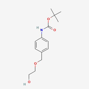 tert-Butyl (4-((2-hydroxyethoxy)methyl)phenyl)carbamate