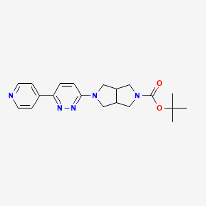 tert-butyl 5-(6-(pyridin-4-yl)pyridazin-3-yl)hexahydropyrrolo[3,4-c]pyrrole-2(1H)-carboxylate