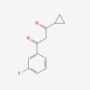 1-Cyclopropyl-3-(3-fluorophenyl)propane-1,3-dione